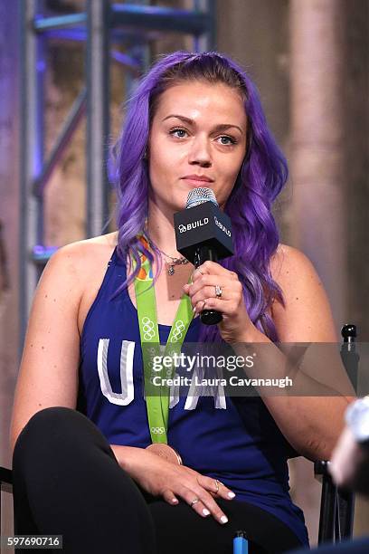 Dagmara Wozniak attends AOL Build Presents to discuss the 2016 Rio Olympics at AOL HQ on August 29, 2016 in New York City.