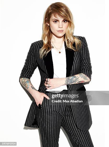 Singer Coeur de Pirate also known as Beatrice Martin is photographed for Elle Quebec on May 4, 2015 in Los Angeles, California. Published Image.
