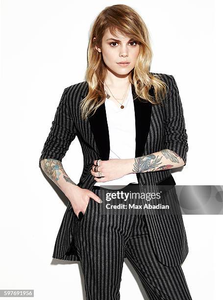 Singer Coeur de Pirate also known as Beatrice Martin is photographed for Elle Quebec on May 4, 2015 in Los Angeles, California. Published Image.