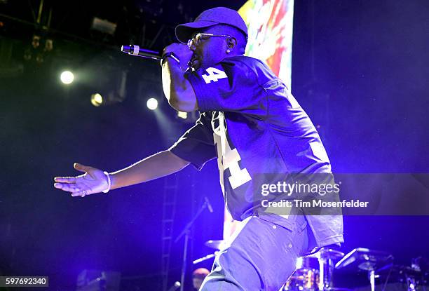 Casey Veggies performs during "The High Road Summer Tour" at Concord Pavilion on August 28, 2016 in Concord, California.