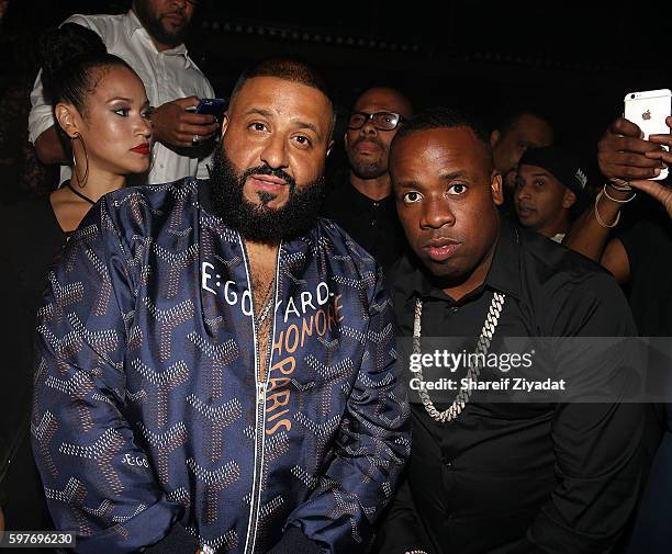 Dj Khaled and Yo Gotti attend Epic Summer Hosted By DJ Khaled at Marquee on August 28, 2016 in New York City.