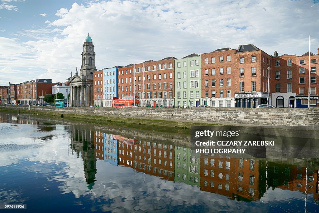Reflections of buildings / Dublin