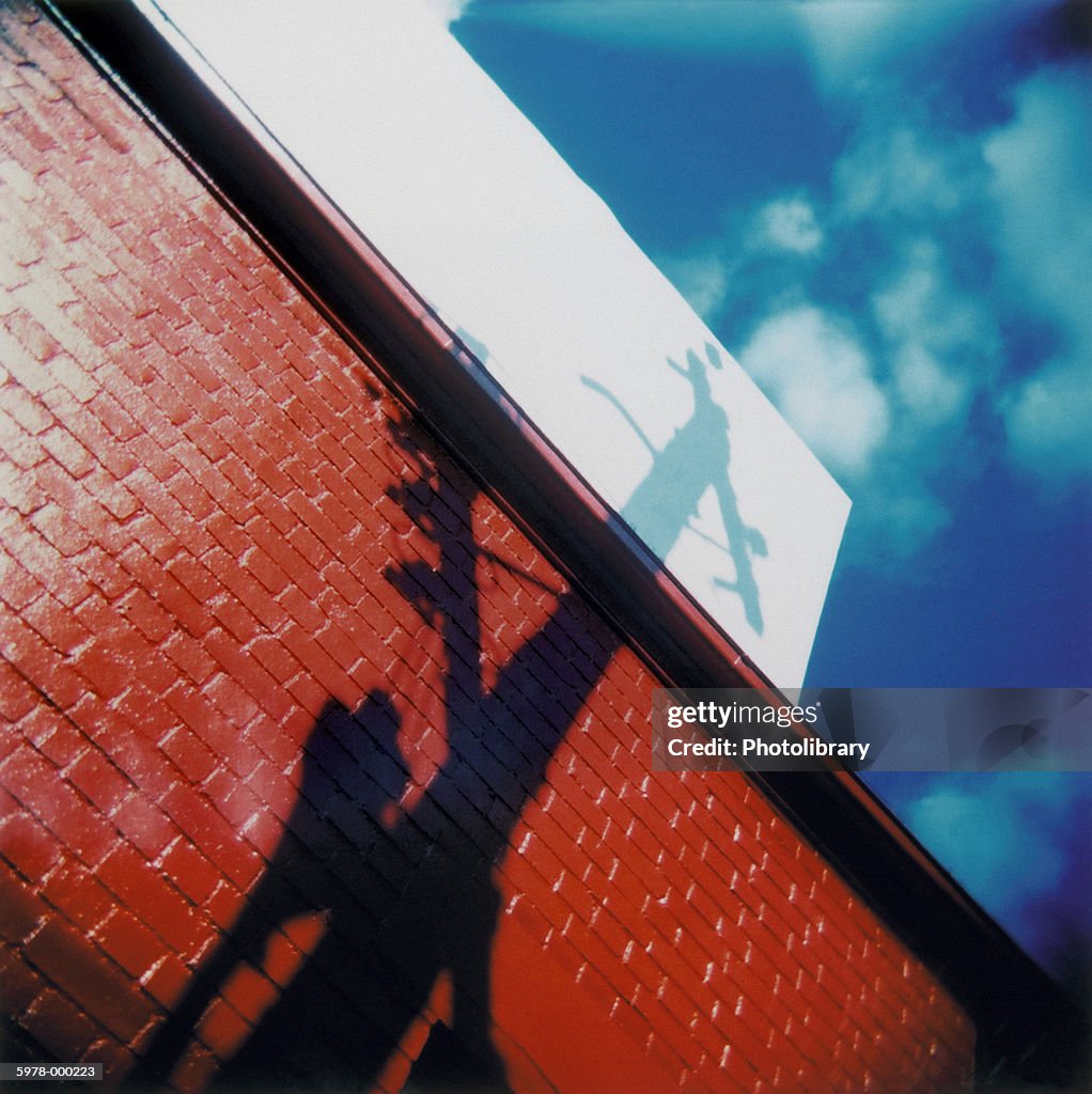 Shadow of Telephone Pole