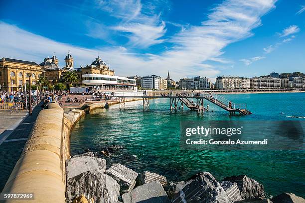 nautic club in san sebastian - san sebastián españa - fotografias e filmes do acervo