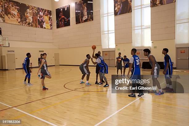 Environmental Photo from the 4th Annual Kailand Obasi Hoop-Life Foundation at USC Galen Center on August 28, 2016 in Los Angeles, California.