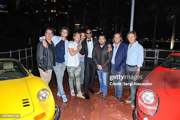 Joey Krutel, Matt Chevallard, Tomas Cabrerizo, Future Hendrix aka Future, Seth Semilof, Gil Dezer and Ugo Colombo attend Haute Living cover launch...