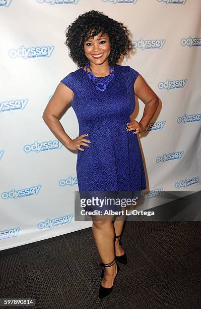 Miss USA 2002 Shauntay Hinton arrives for the Reading Of "The Blade Of Jealousy/La Celsa De Misma" held at The Odyssey Theatre on August 29, 2016 in...