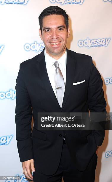 Aaron M. Sanchez of ABC Radio arrives for the Reading Of "The Blade Of Jealousy/La Celsa De Misma" held at The Odyssey Theatre on August 29, 2016 in...