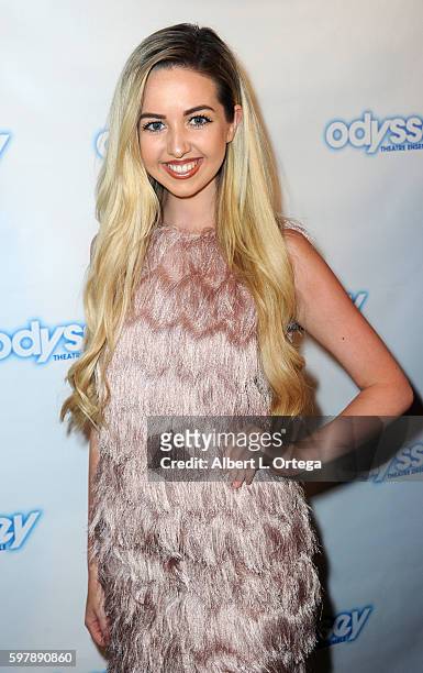 Miss Scotlad Rachel Altenburg arrives for the Reading Of "The Blade Of Jealousy/La Celsa De Misma" held at The Odyssey Theatre on August 29, 2016 in...