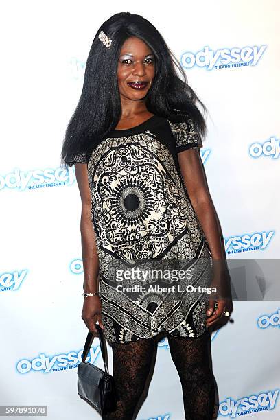 Louise MBella arrives for the Reading Of "The Blade Of Jealousy/La Celsa De Misma" held at The Odyssey Theatre on August 29, 2016 in Los Angeles,...