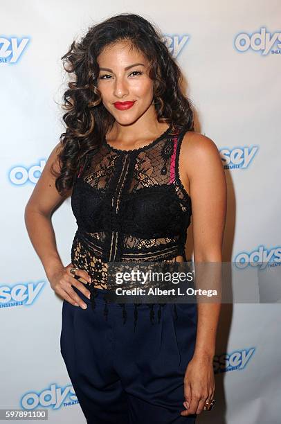 Actress Tracy Perez arrives for the Reading Of "The Blade Of Jealousy/La Celsa De Misma" held at The Odyssey Theatre on August 29, 2016 in Los...