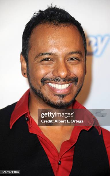 Actor Carlos Moreno Jr. Arrives for the Reading Of "The Blade Of Jealousy/La Celsa De Misma" held at The Odyssey Theatre on August 29, 2016 in Los...