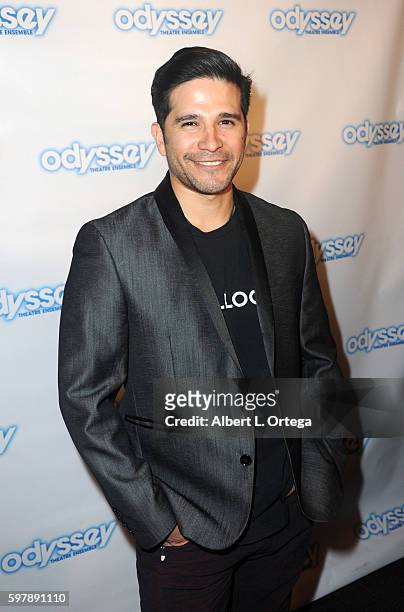 Actor David Carreno arrives for the Reading Of "The Blade Of Jealousy/La Celsa De Misma" held at The Odyssey Theatre on August 29, 2016 in Los...