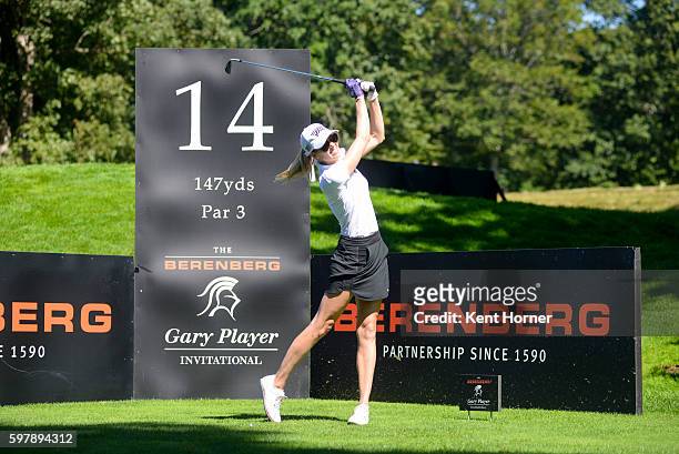 Anna Rawson during the The Berenberg Gary Player Invitational 2016 New York at GlenArbor Golf Club on August 29, 2016 in Bedford Hills, New York.