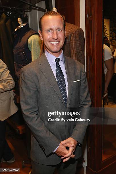 Bill Huntington attends POLO Ralph Lauren and Davis Love III Celebrate the 41st Annual Ryder Cup on August 29, 2016 in New York City.