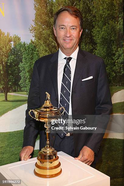 Davis Love III attends POLO Ralph Lauren and Davis Love III Celebrate the 41st Annual Ryder Cup on August 29, 2016 in New York City.