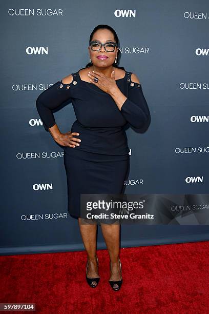 Executive producer Oprah Winfrey attends OWN: Oprah Winfrey Network's Queen Sugar premiere at the Warner Bros. Studio Lot Steven J. Ross Theater on...