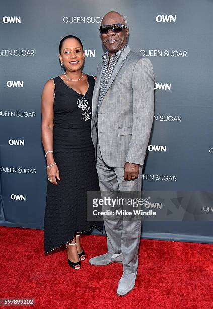 Actor Glynn Turman and Jo-Ann Allen attend OWN: Oprah Winfrey Network's Queen Sugar premiere at the Warner Bros. Studio Lot Steven J. Ross Theater...