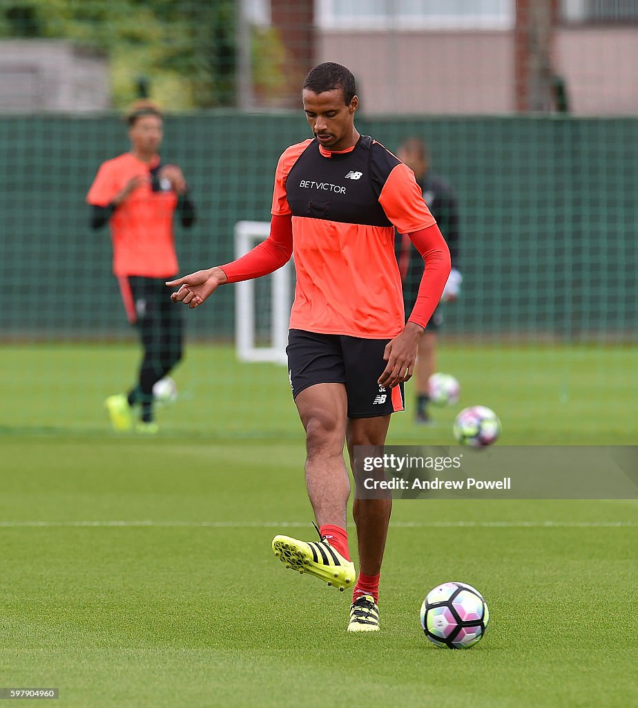 Liverpool FC Training Session