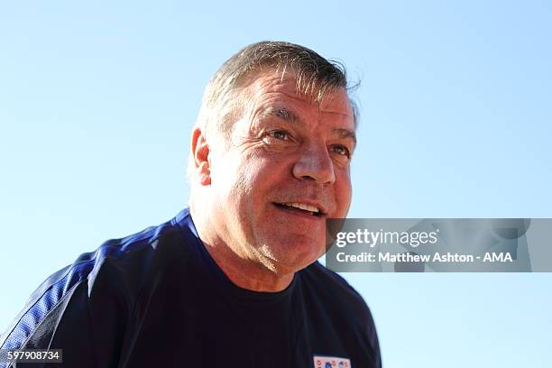 England head coach / manager Sam Allardyce at St Georges Park on August 30, 2016 in Burton-upon-Trent, England.