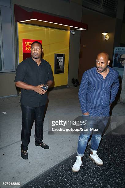 Luv and Sean Harley are seen on August 29, 2016 leaving House of Macau Nightclub in Los Angeles, CA.