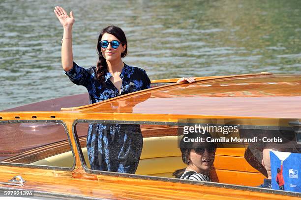 Valentina Lodovini arrives at the 73rd Venice Film Festival on August 30, 2016 in Venice, Italy.