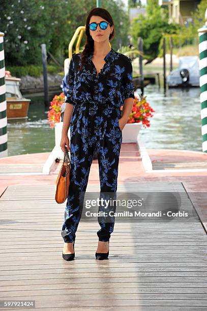 Valentina Lodovini arrives at the 73rd Venice Film Festival on August 30, 2016 in Venice, Italy.