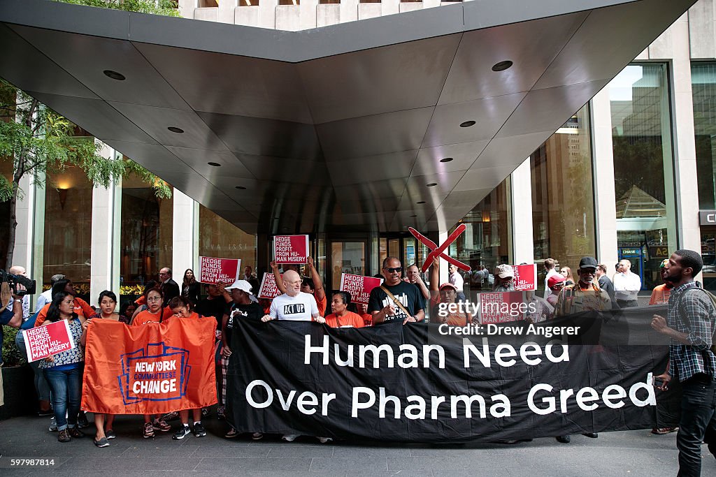 Protestors Rally In New York Against EipPen Price Gouging Scandal