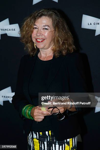 Actress Sabine Haudepin attends the "Nocturama" Paris Premiere at Cinematheque Francaise on August 30, 2016 in Paris, France.