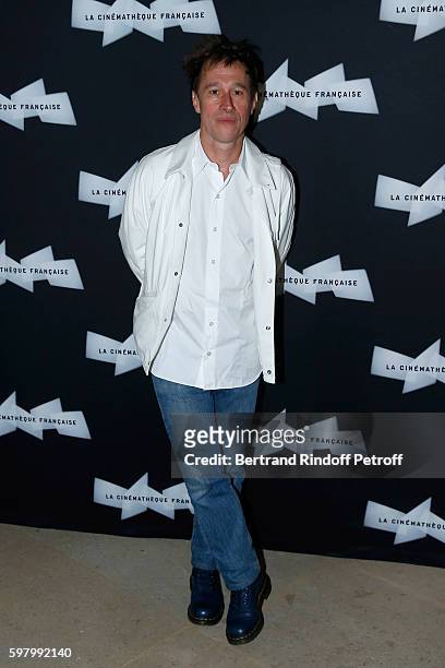 Director of the movie Bertrand Bonello attends the "Nocturama" Paris Premiere at Cinematheque Francaise on August 30, 2016 in Paris, France.