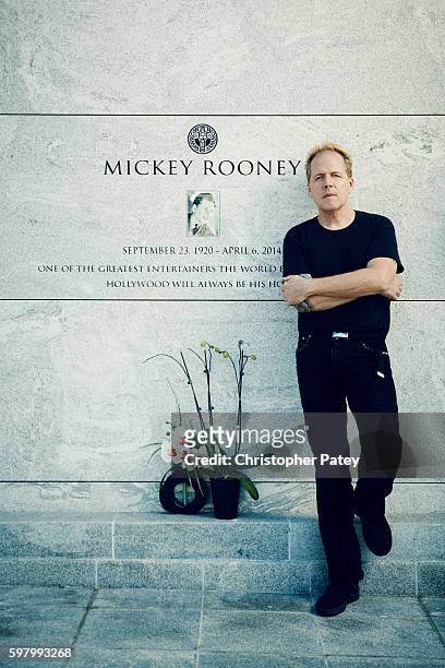 Mickey Rooney's son Mark Rooney is photographed for The Hollywood Reporter on October 7, 2015 in Los Angeles, California.Published Image.
