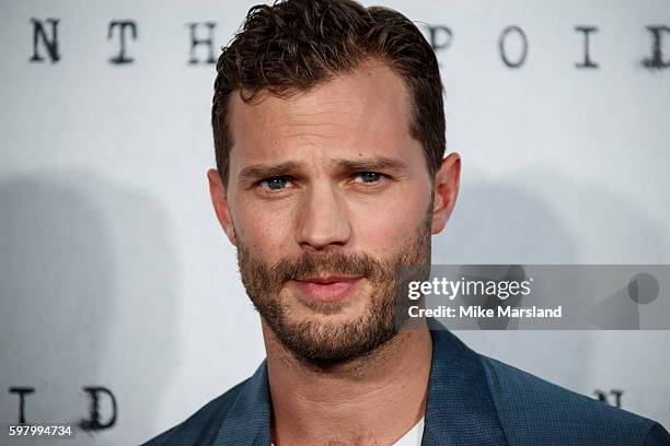 Jamie Dornan arrives for the UK Film premiere of "Anthropoid" at BFI Southbank on August 30, 2016 in London, England.