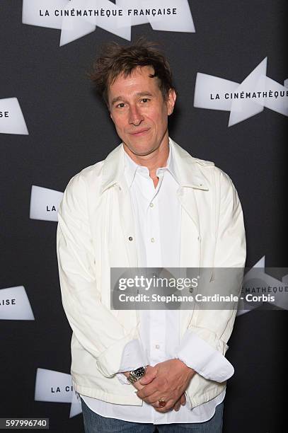 Director Bertrand Bonello attends the "Nocturama" Paris Premiere at Cinematheque Francaise on August 30, 2016 in Paris, France.