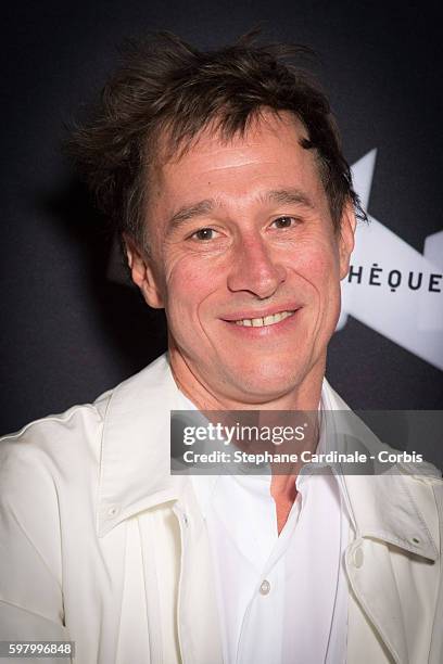 Director Bertrand Bonello attends the "Nocturama" Paris Premiere at Cinematheque Francaise on August 30, 2016 in Paris, France.