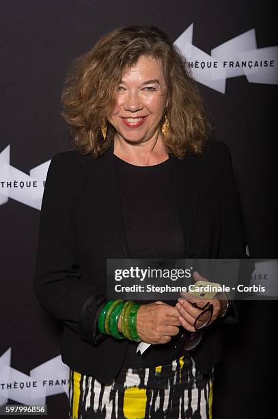 Actress Sabine Haudepin attends the "Nocturama" Paris Premiere at Cinematheque Francaise on August 30, 2016 in Paris, France.