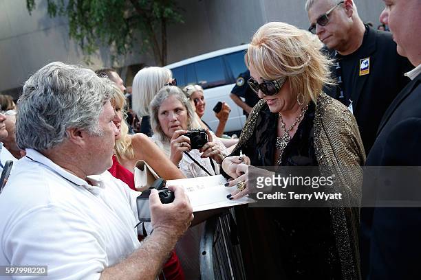 Musicial artist Tanya Tucker attends the 10th Annual ACM Honors at the Ryman Auditorium on August 30, 2016 in Nashville, Tennessee.