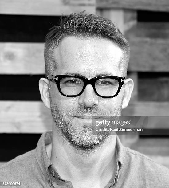 Actor Ryan Reynolds attends The One Tree Initiative Celebration at The Highline on August 30, 2016 in New York City.