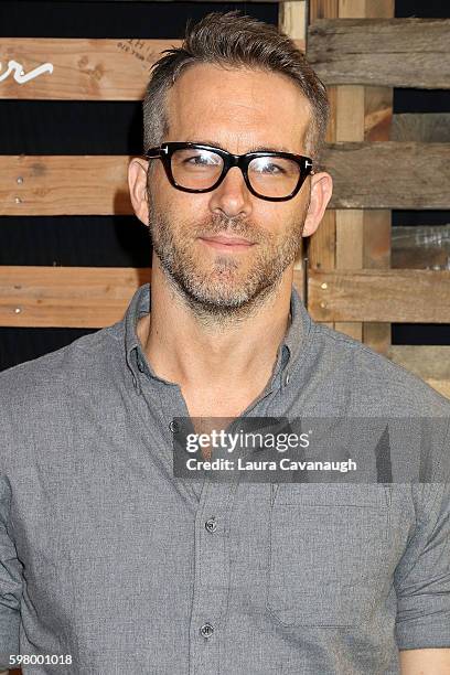 Ryan Reynolds attends The One Tree Initiative Celebration at The Highline on August 30, 2016 in New York City.