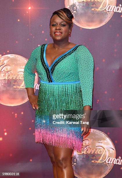 Tameka Empson arrives for the Red Carpet Launch of 'Strictly Come Dancing 2016' at Elstree Studios on August 30, 2016 in Borehamwood, England.