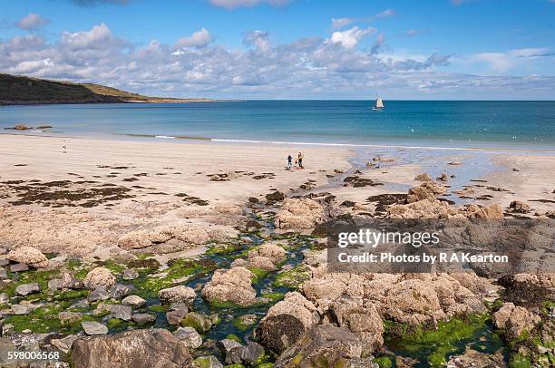 coverack beach, cornwall, england - coverack stock pictures, royalty-free photos & images