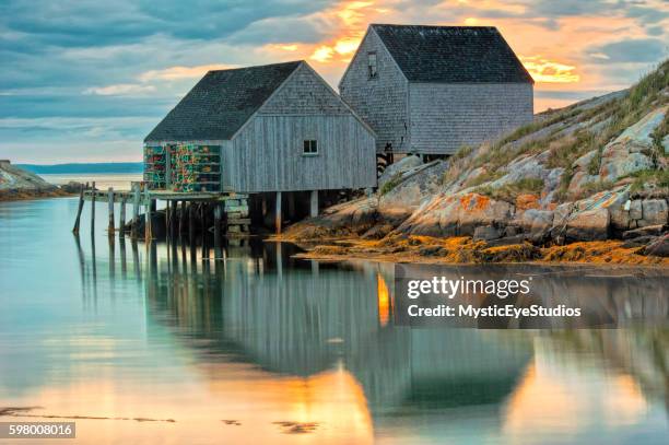 lobster house - peggys cove stock-fotos und bilder