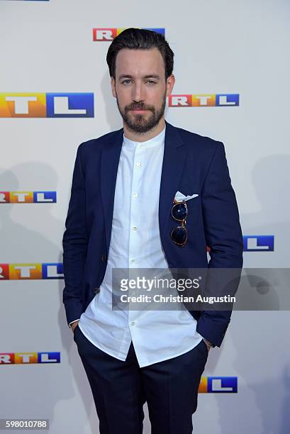 Jan Koeppen attends photocall of RTL Program 2016/17 presentation at the REE Location on August 30, 2016 in Hamburg, Germany.