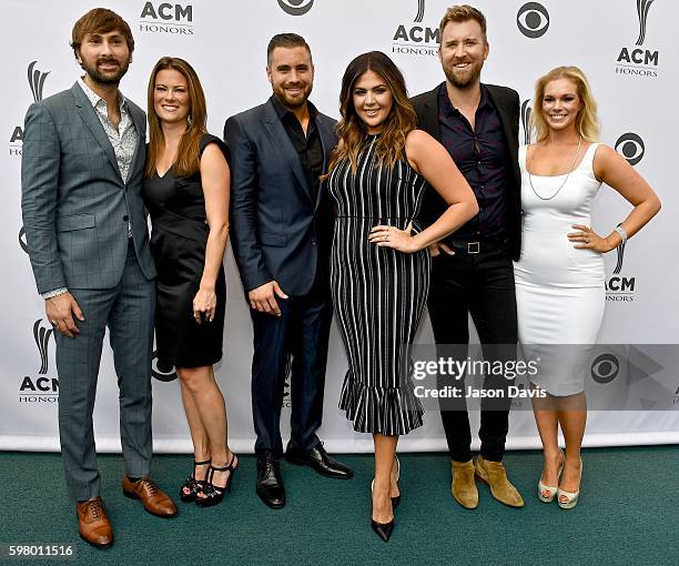 Musician Dave Haywood of Lady Antebellum, Kelli Cashiola, Musician Chris Tyrrell, singer-songwriter Hillary Scott, singer-songwriter Charles Kelley...