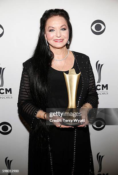 Honoree Crystal Gayle attends the 10th Annual ACM Honors at the Ryman Auditorium on August 30, 2016 in Nashville, Tennessee.