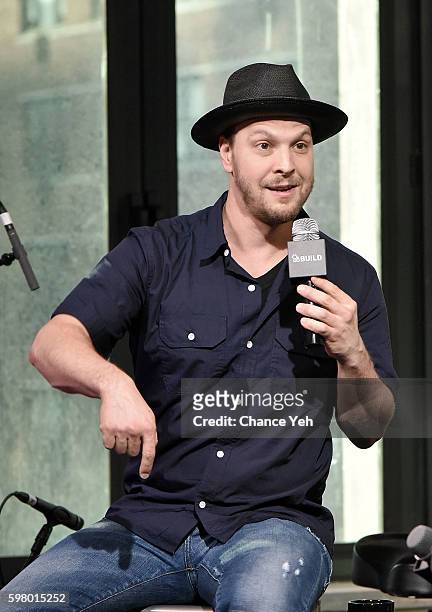 Gavin DeGraw attends AOL Build to discuss his new album "Something Worth Saving" at AOL HQ on August 30, 2016 in New York City.