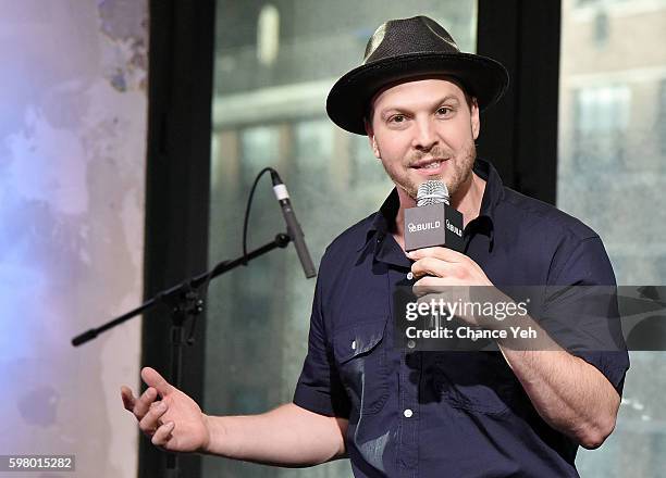 Gavin DeGraw attends AOL Build to discuss his new album "Something Worth Saving" at AOL HQ on August 30, 2016 in New York City.