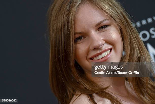 Actress Annie Thrash arrives at the screening of 'Too Close to Home' at The Paley Center for Media on August 16, 2016 in Beverly Hills, California.