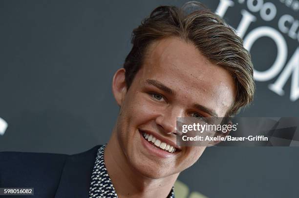 Actor Curran Walters arrives at the screening of 'Too Close to Home' at The Paley Center for Media on August 16, 2016 in Beverly Hills, California.