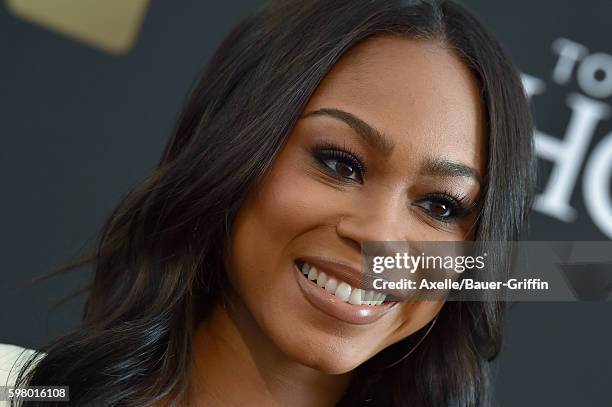 Actress Ashley Love-Mills arrives at the screening of 'Too Close to Home' at The Paley Center for Media on August 16, 2016 in Beverly Hills,...