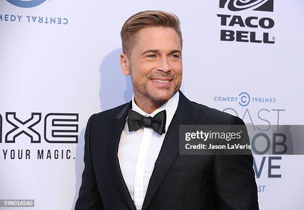 Actor Rob Lowe attends the Comedy Central Roast of Rob Lowe at Sony Studios on August 27, 2016 in Los Angeles, California.